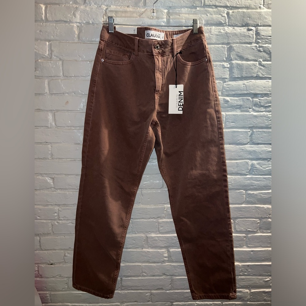 Brown Mom Jeans